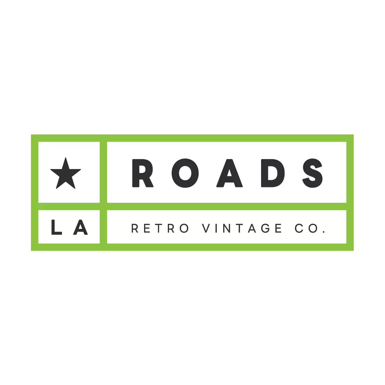 緑 レトロ デザイン ロゴ