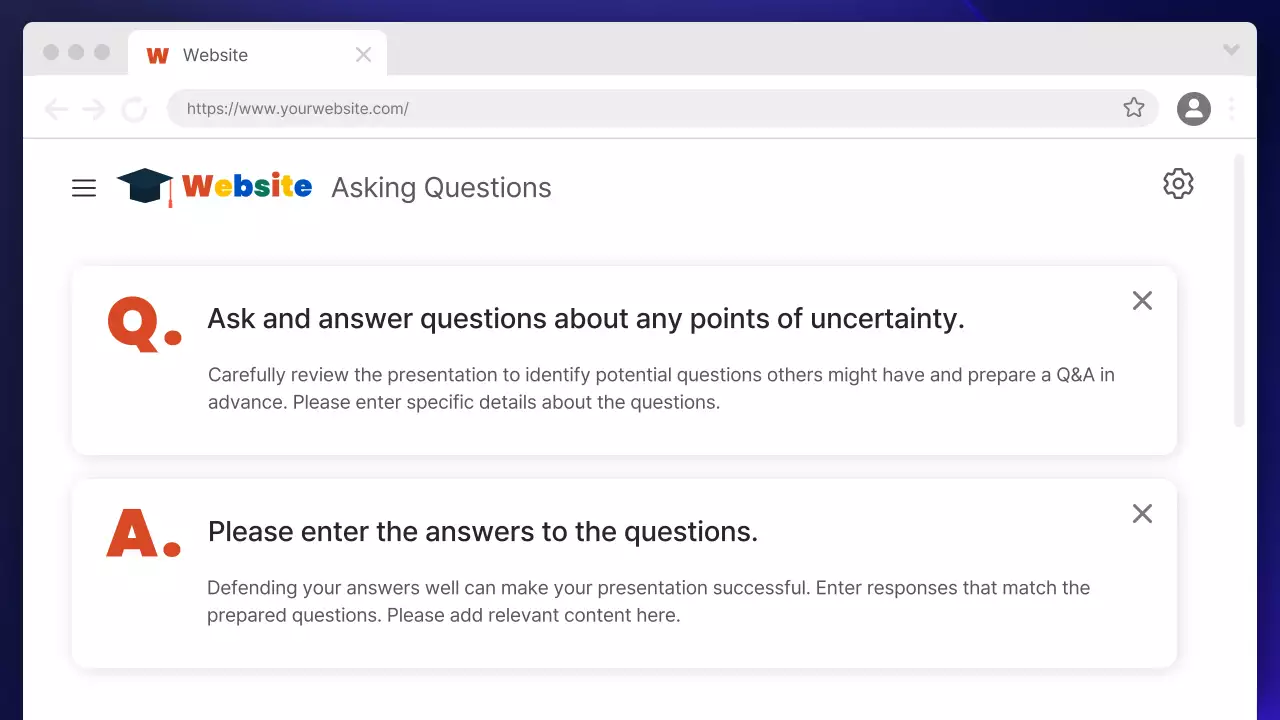 흰색 회색의 심플한 포털사이트 컨셉의 발표자료
