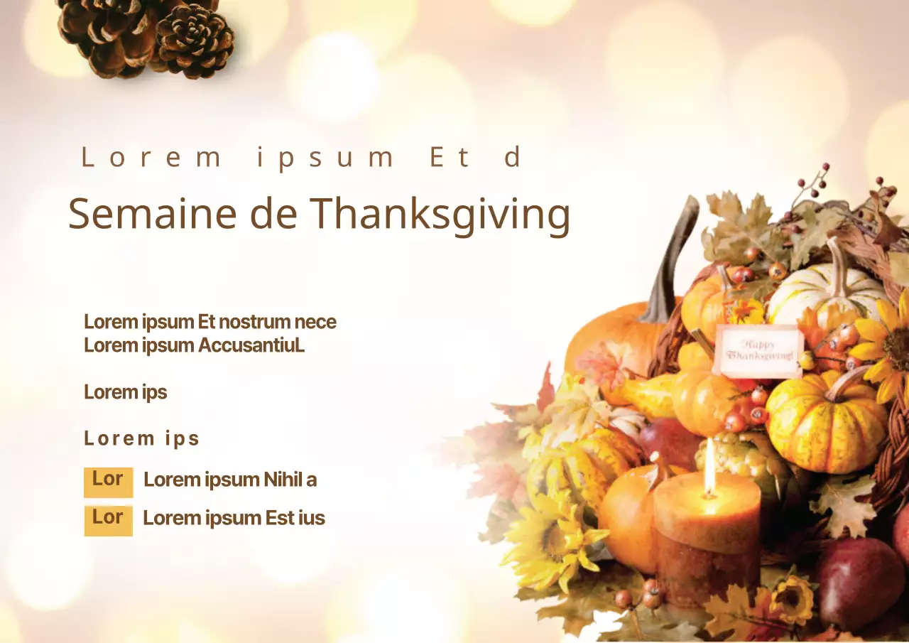 Semaine de Thanksgiving