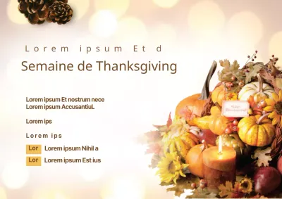 Semaine de Thanksgiving