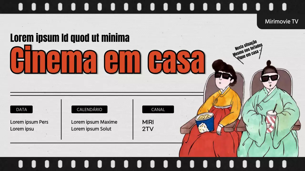 Conceitos de cinema TVCinema em casa YouTubeThumbnails