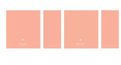 Roze sieraden boodschappentas