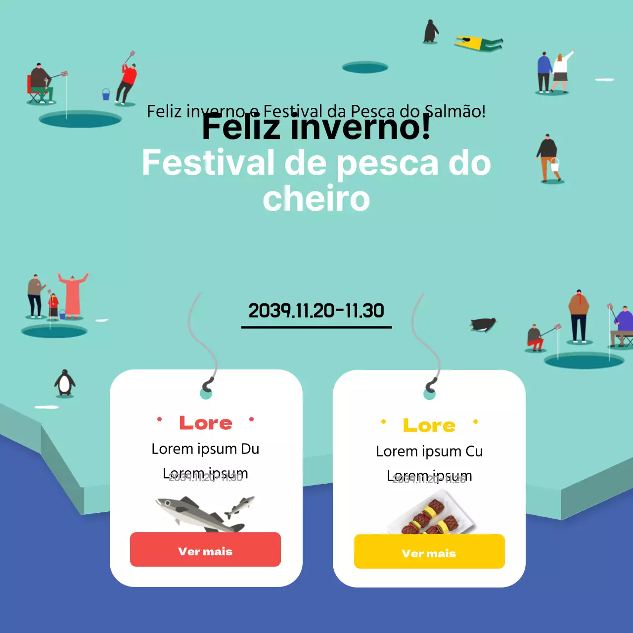 Festival de pesca do cheiro