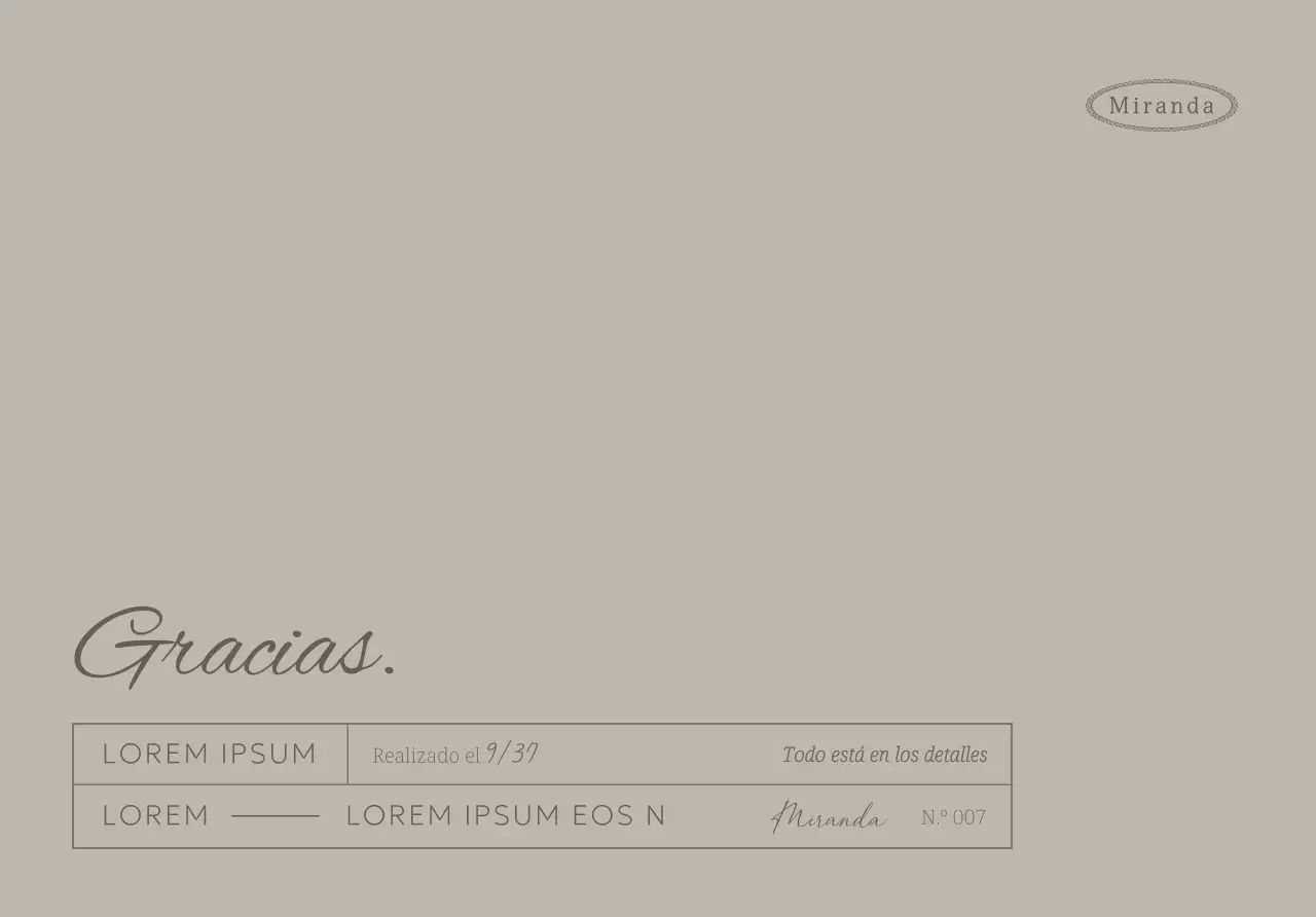 Sobres de agradecimiento personalizados con texto y líneas en colores apagados