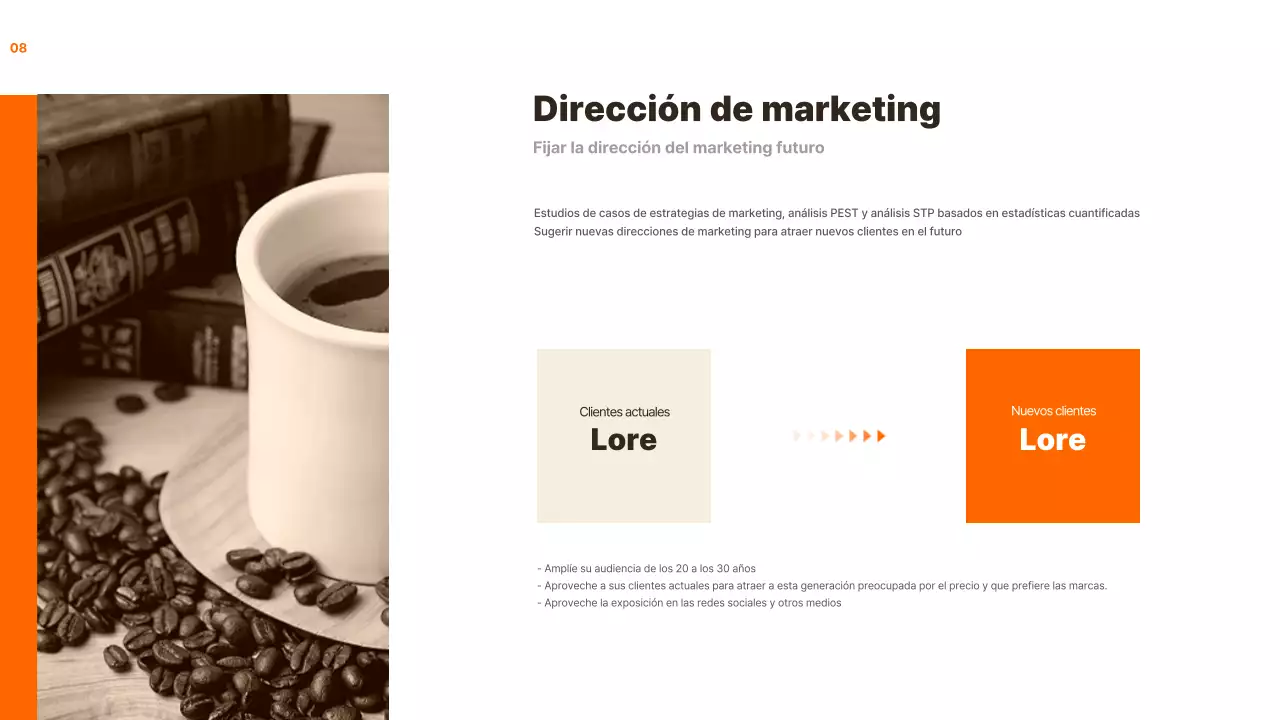 Orange and calm marketing case analysis assignment