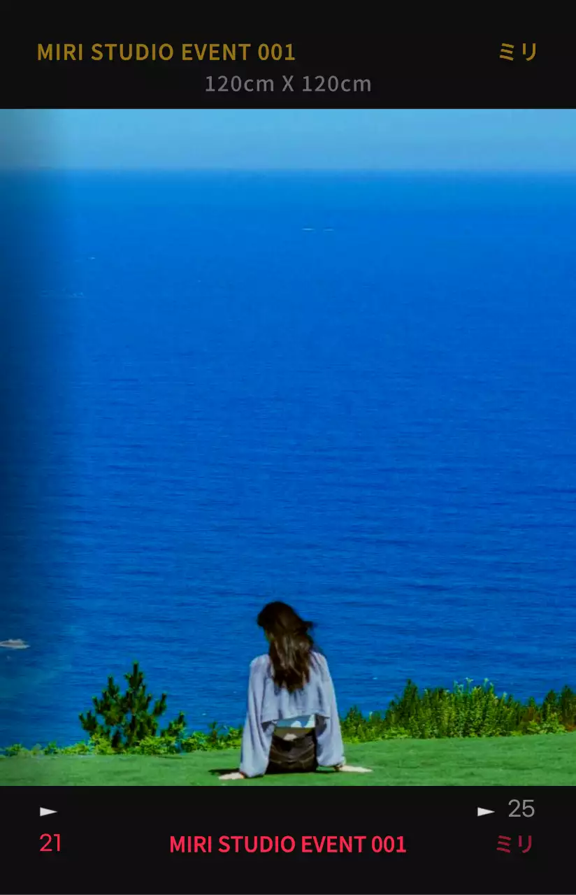 コントラストの強いカラー感の感性的でヒップなフォトフィルムフレームコンセプトのパーソナルグッズ用