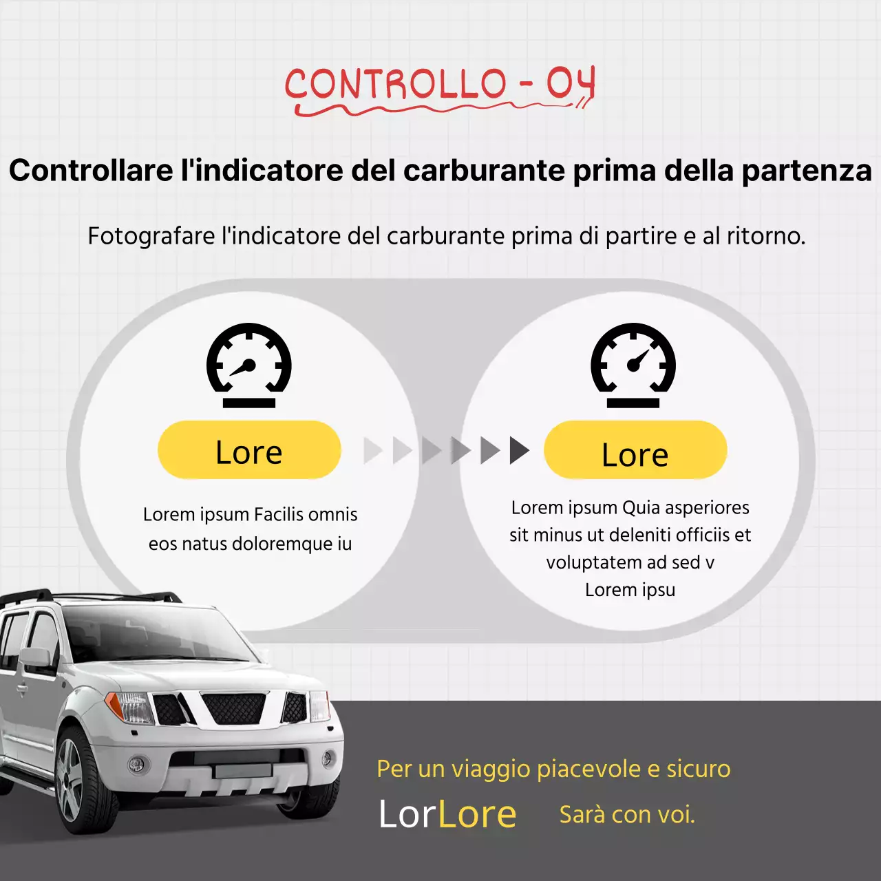 Consigli per l'utilizzo di auto a noleggio grigie e gialle