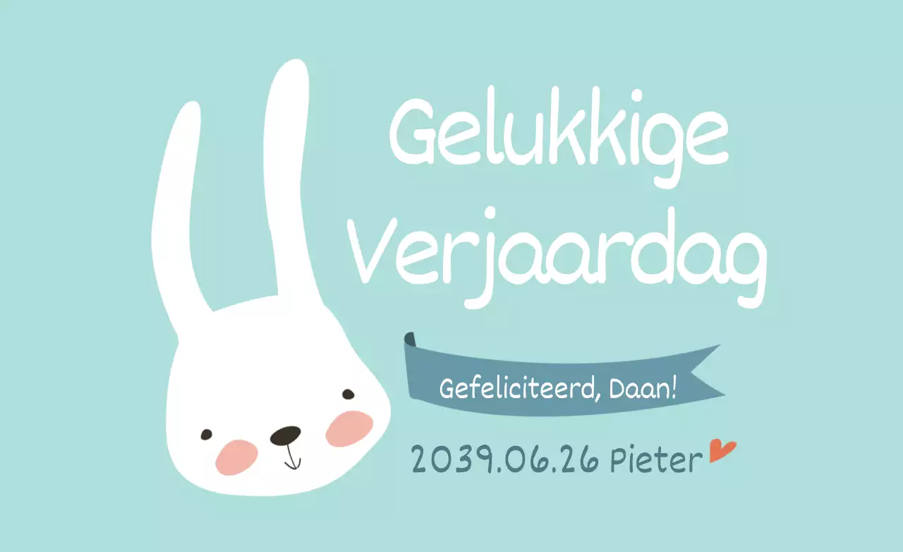 Gelukkige Verjaardag