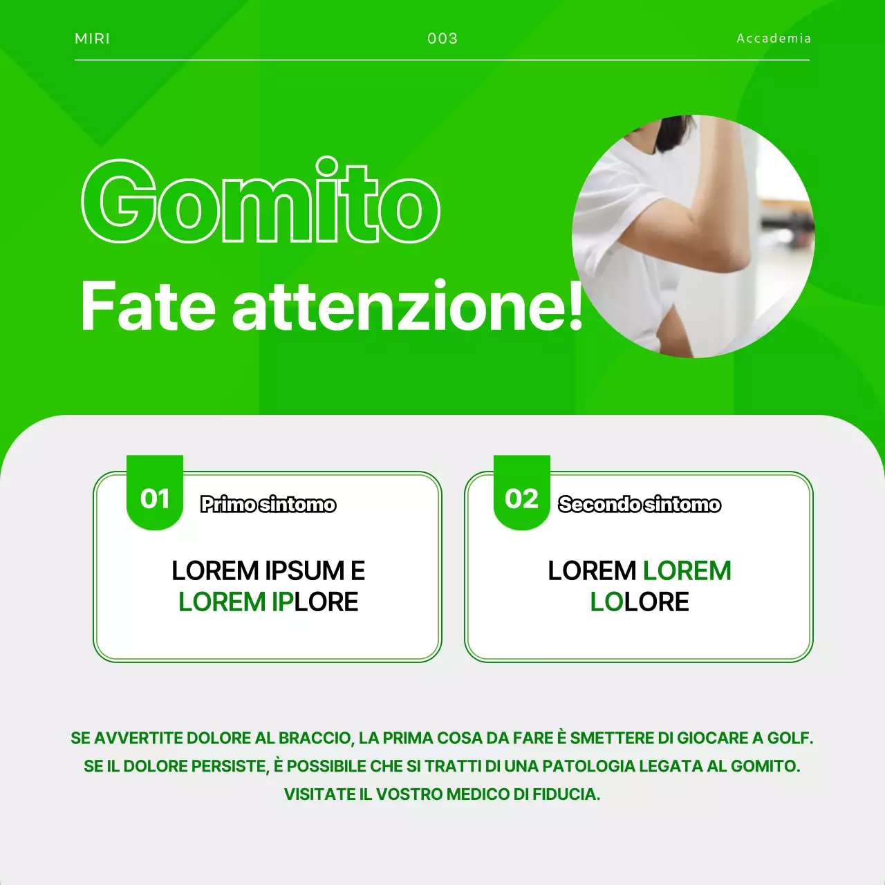 Infortuni da golf in verde e grigio