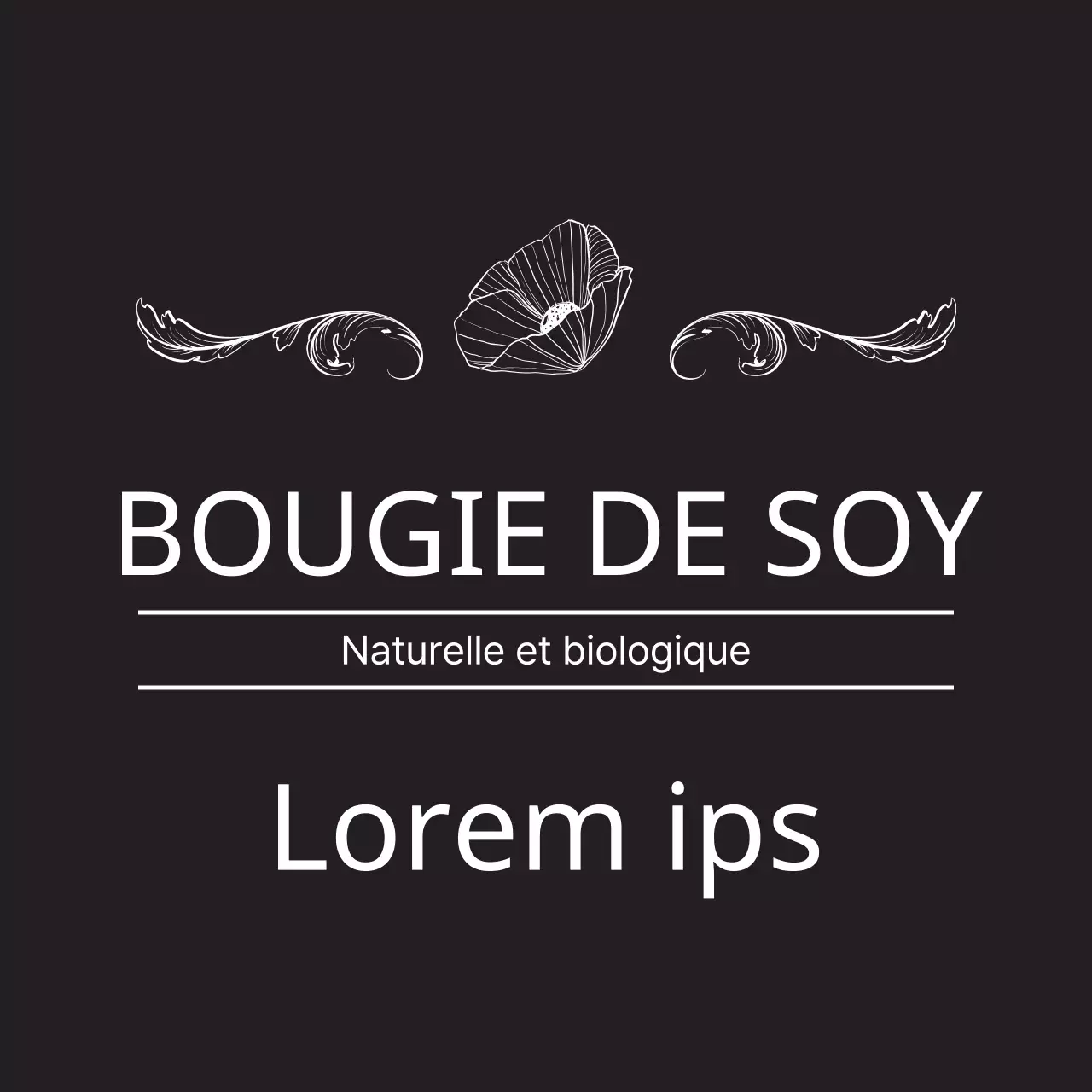 BOUGIE DE SOY