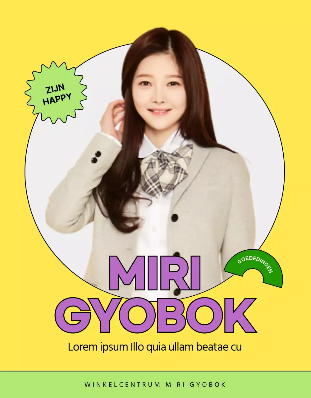 Meer informatie over kleurrijke, lenteachtige schooluniformen huren