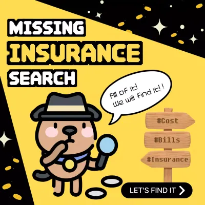 Yellow Comic Insurance Advertisement Social Media Post