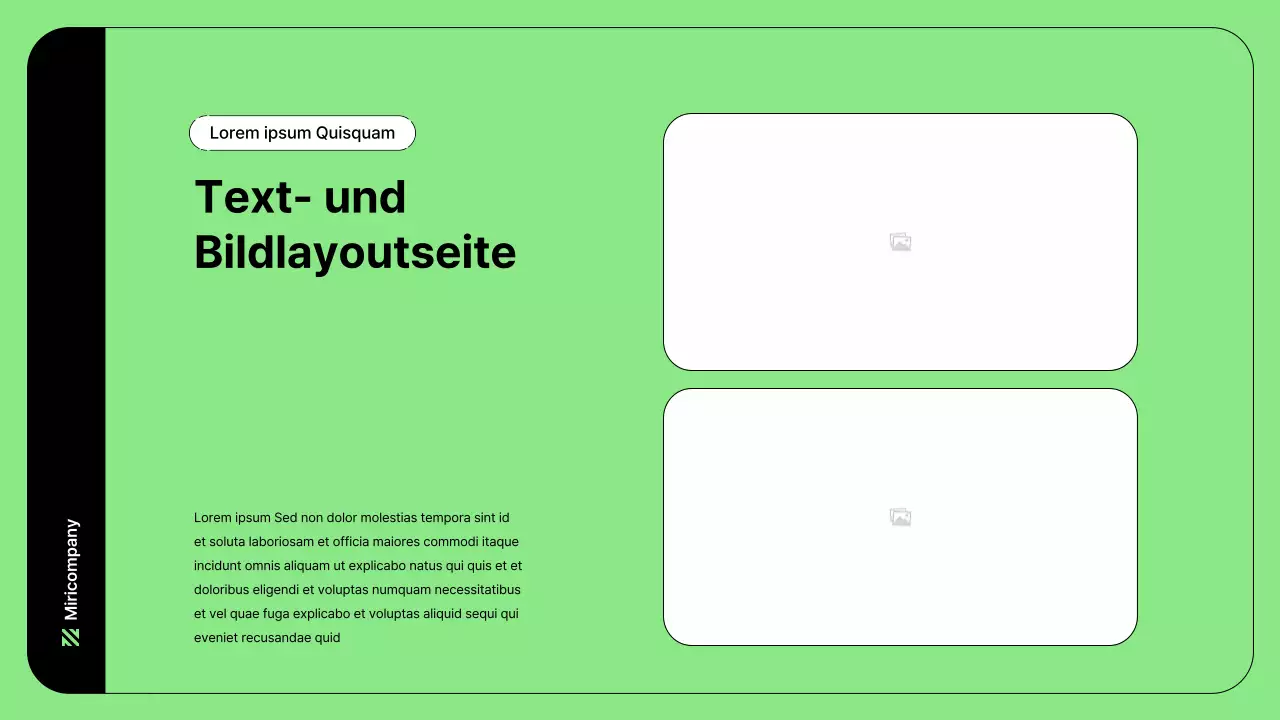 Business-Illustration mit einfachen Linien in Grün