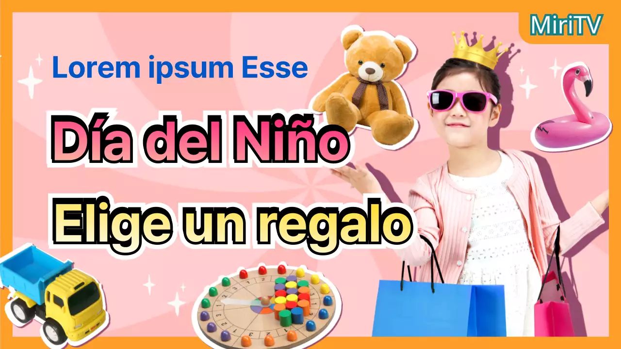Miniatura de YouTube del Día del Niño Rosa