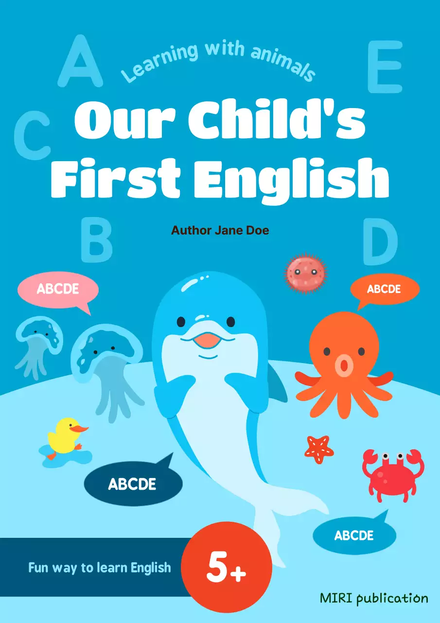 Blue Playful Learning Guide Book Cover