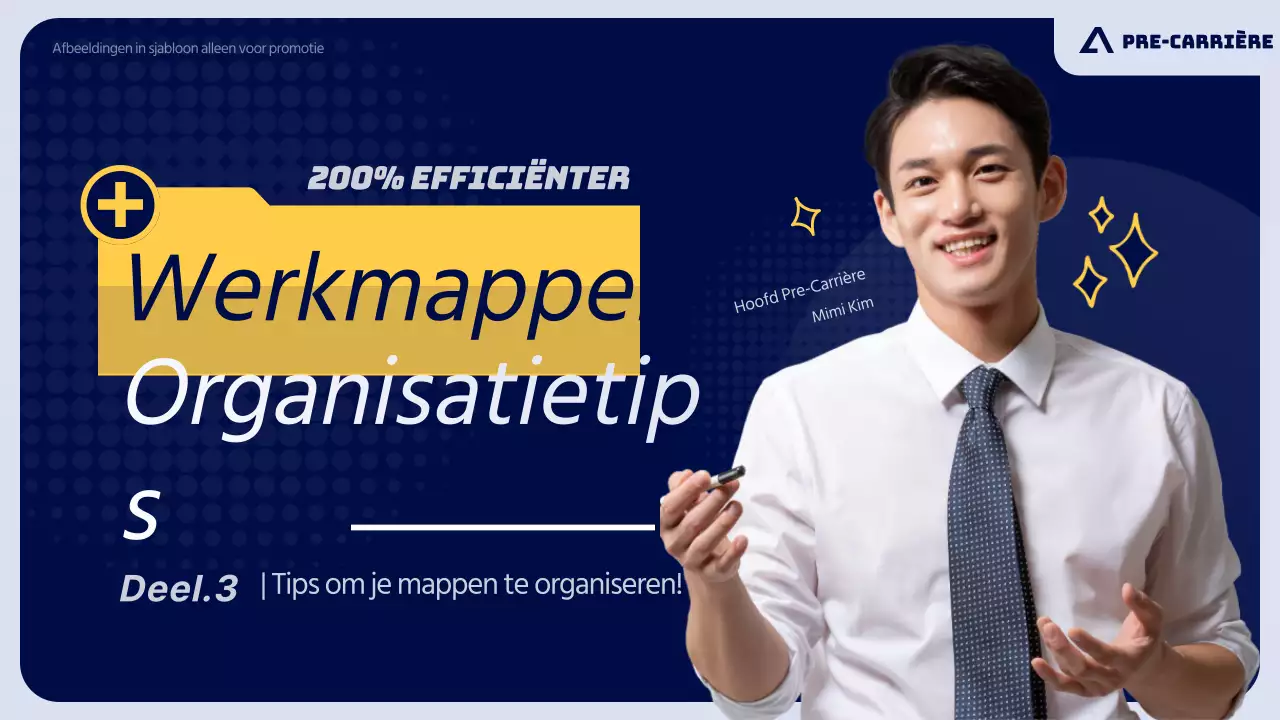 Hoe organiseer je een eenvoudige werkmap in marinegeel YouTube miniatuur