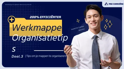 Hoe organiseer je een eenvoudige werkmap in marinegeel YouTube miniatuur