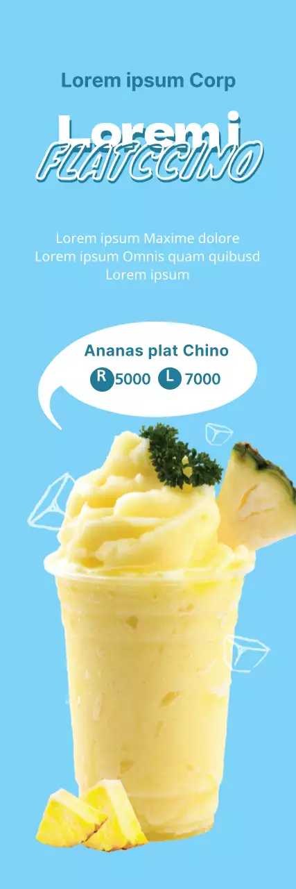 Nouveau menu d'été