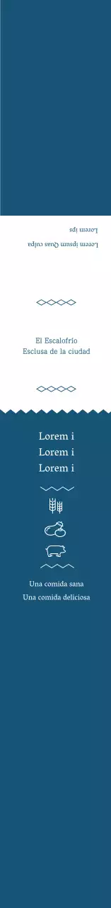 Fiambrera Simple Icon Azul