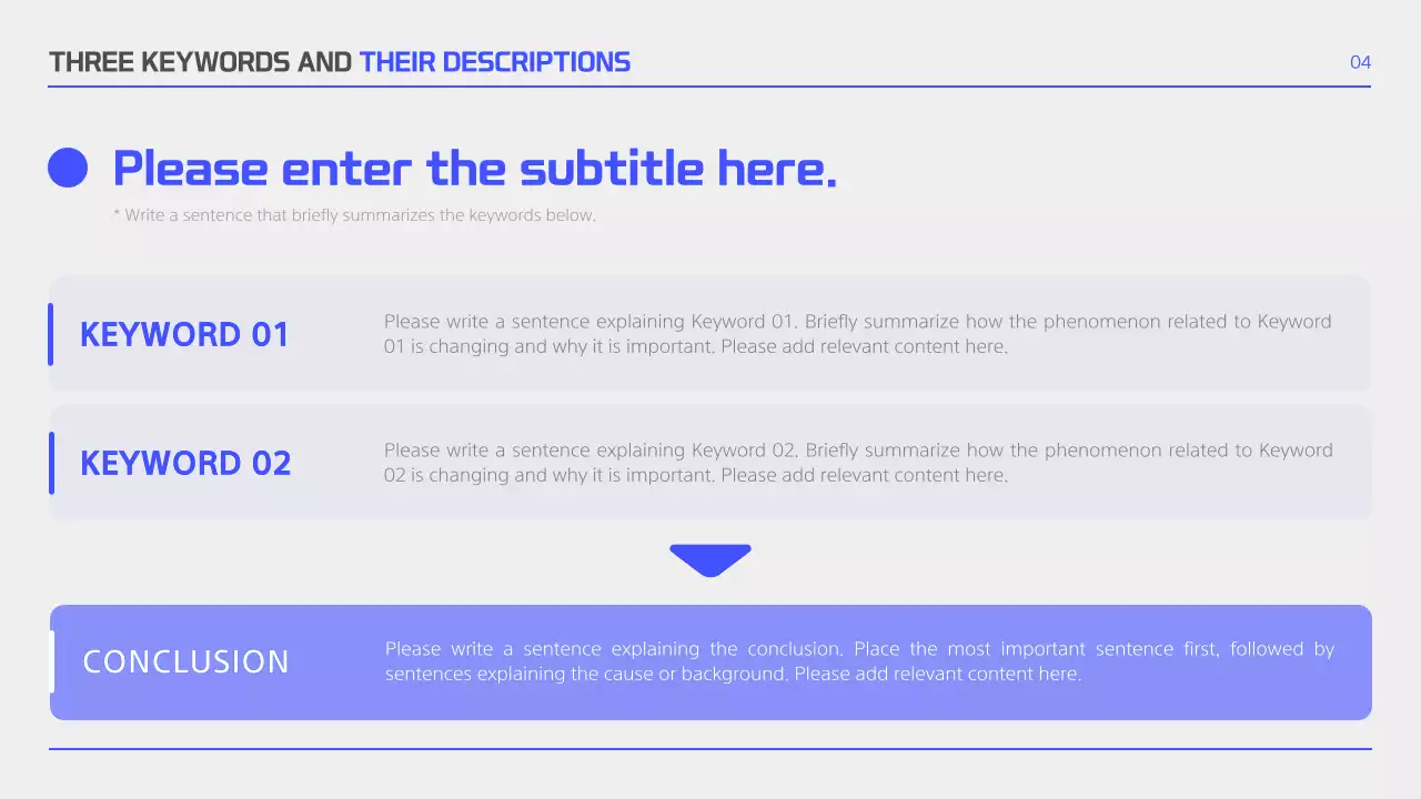 Blue Professional Report Guide Presentation