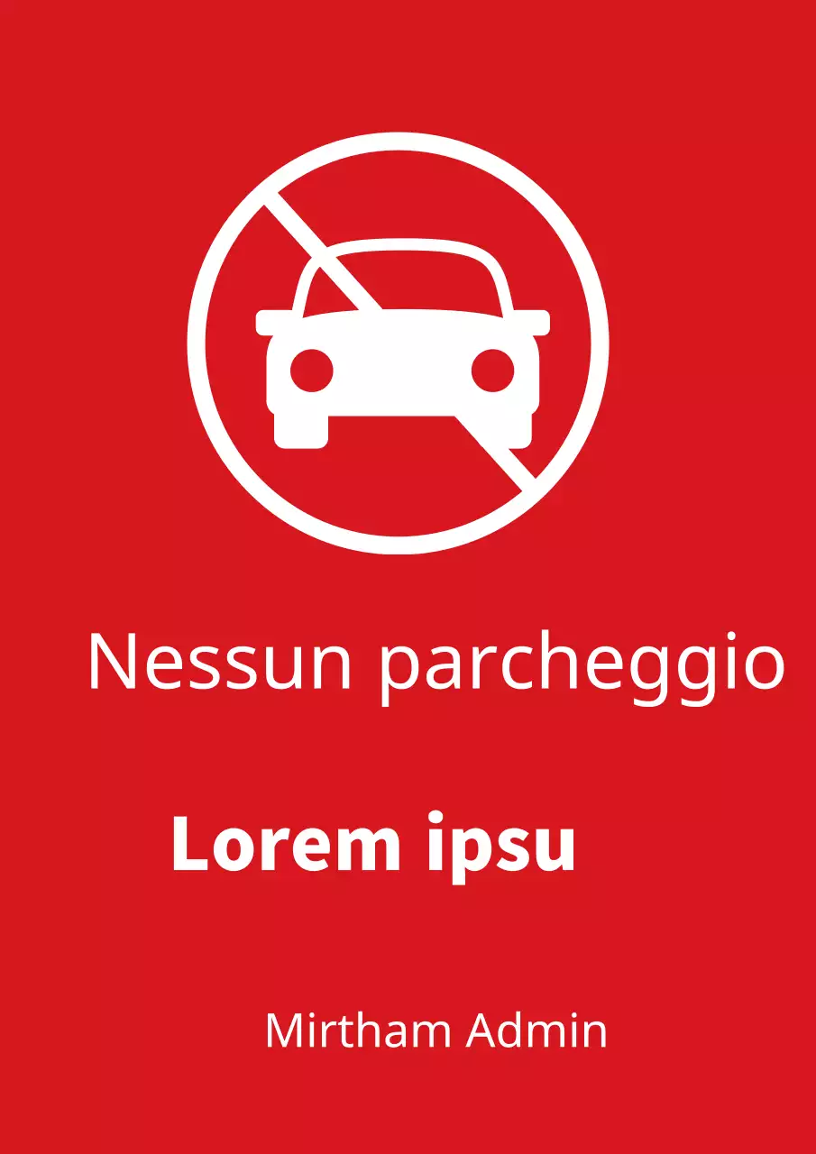 190806_Poster di divieto di sosta