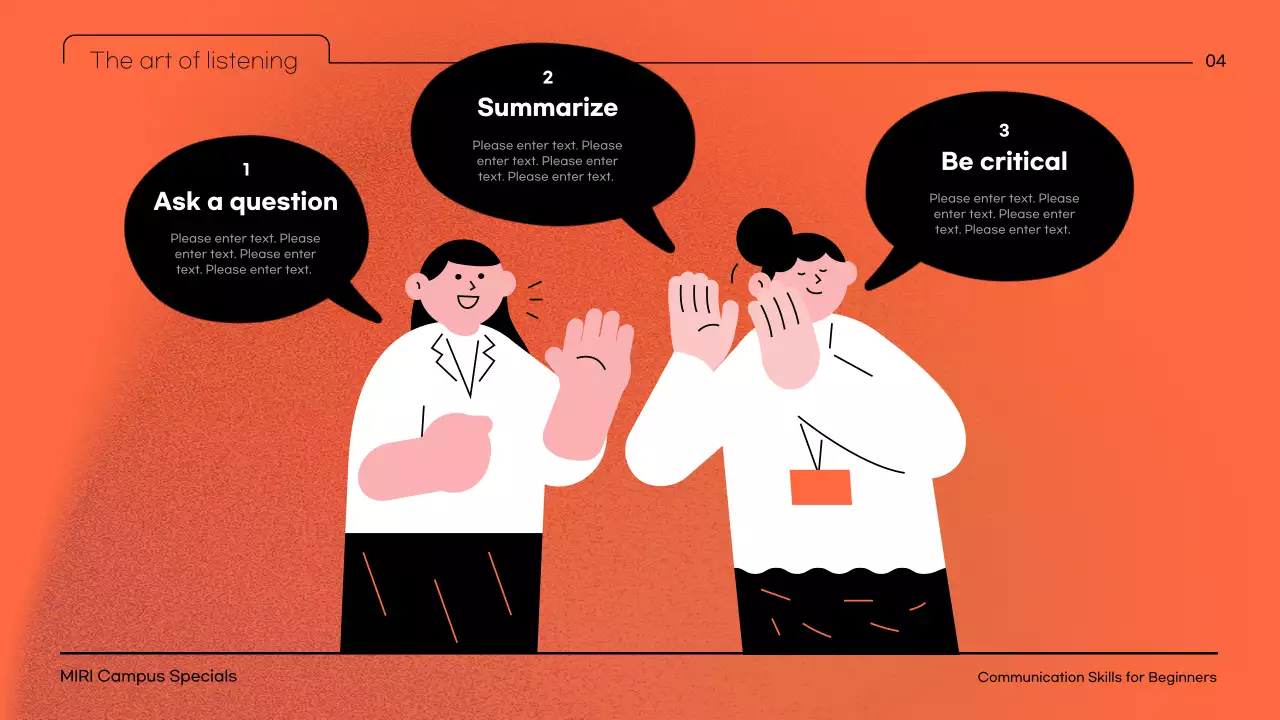 오렌지 모던 커뮤니케이션 강의 프레젠테이션