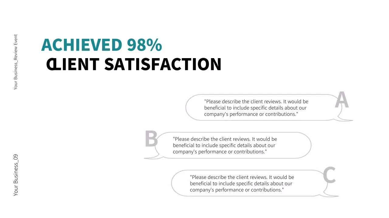 검정색과 초록색의 심플한 비즈니스 제안서