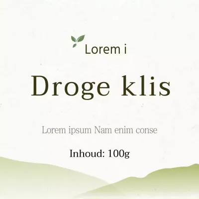 Droge klis