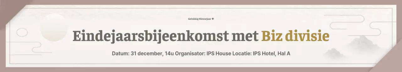 Eindejaarsbijeenkomsten