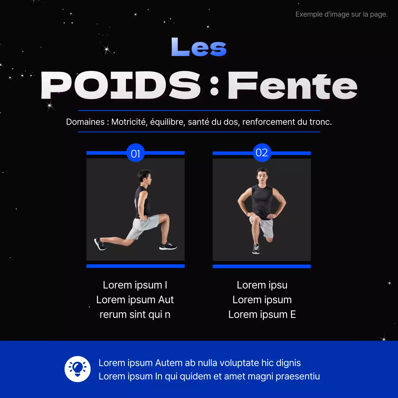 Le noir et le bleu pour une santé simple Fitness News