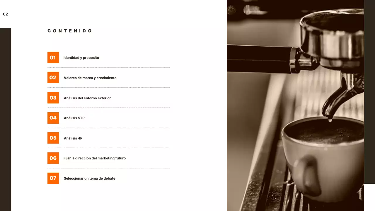 Orange and calm marketing case analysis assignment