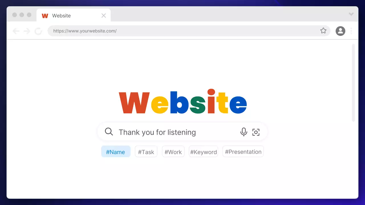 흰색 회색의 심플한 포털사이트 컨셉의 발표자료
