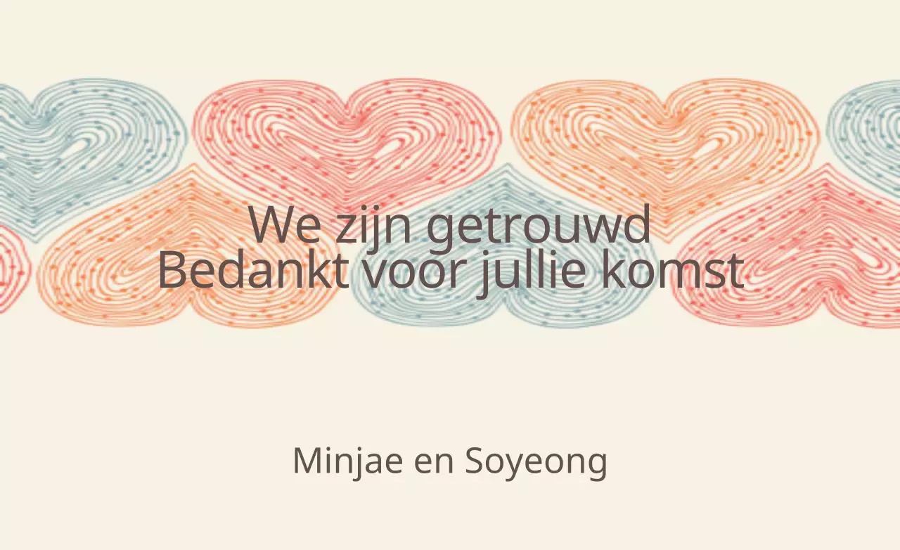 Gefeliciteerd met je huwelijk