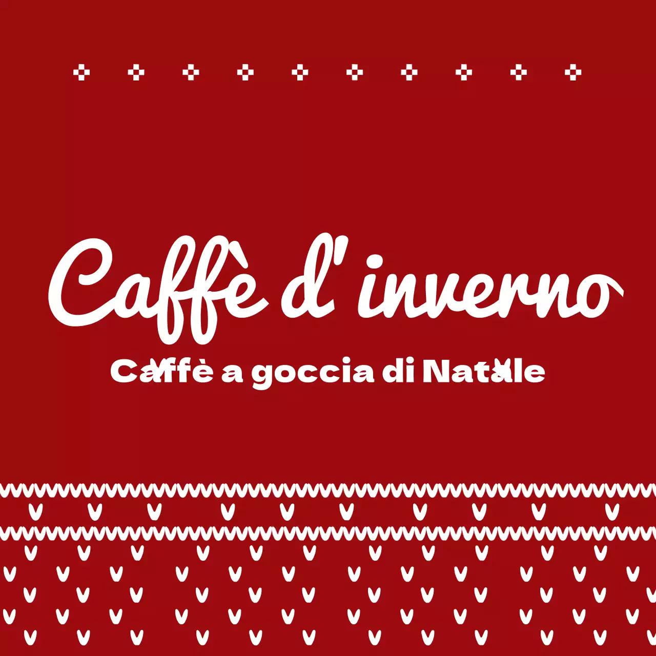 Caffè a goccia di Natale