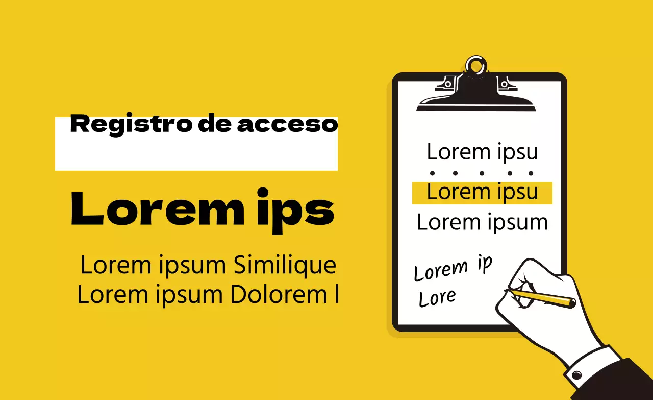 Etiquetas ilustradas de color amarillo para el registro de coronavirus