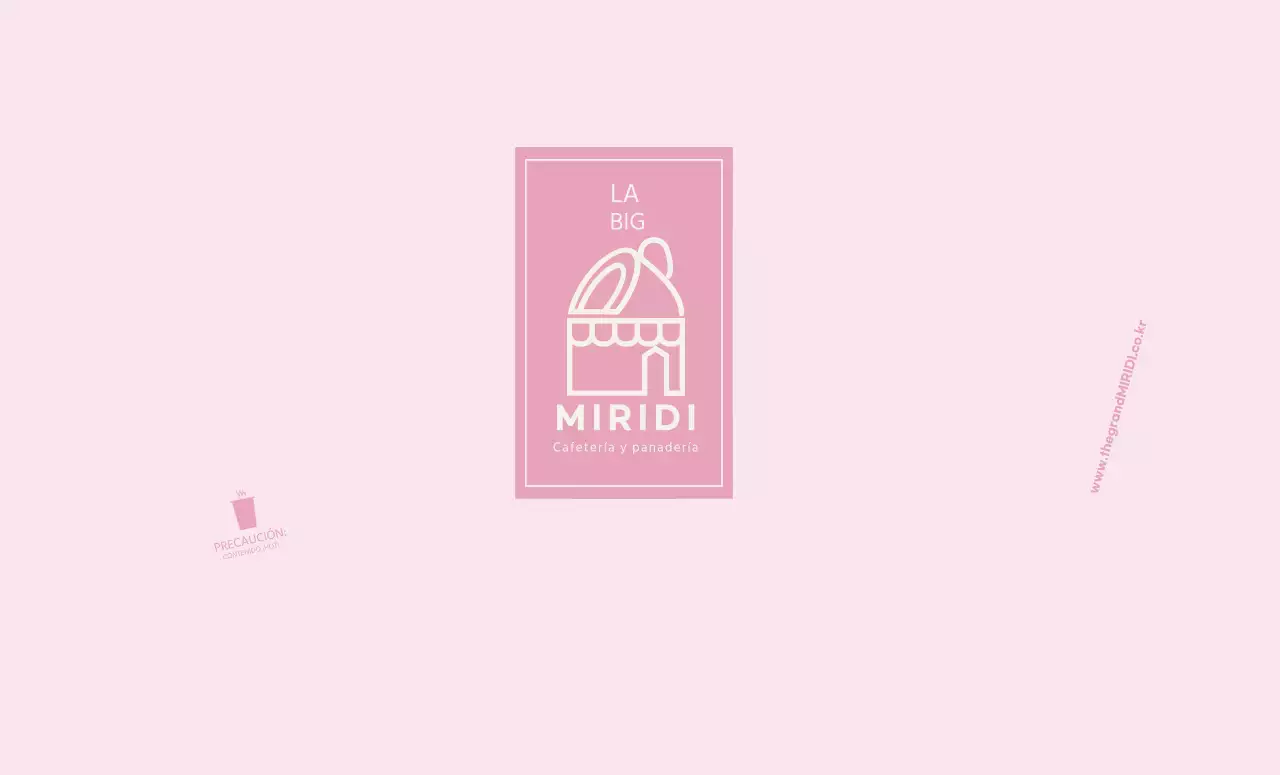 rosa icono de líneas limpias panadería cafetería