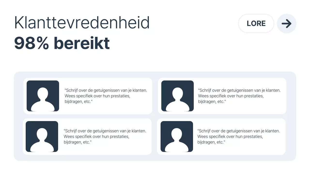 Een minimalistisch bedrijf promoten in wit en marineblauw