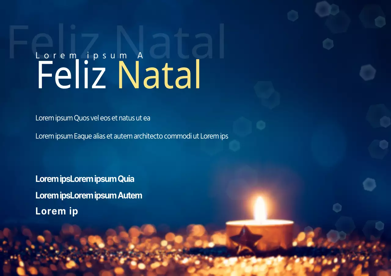 Um serviço de Natal abençoado