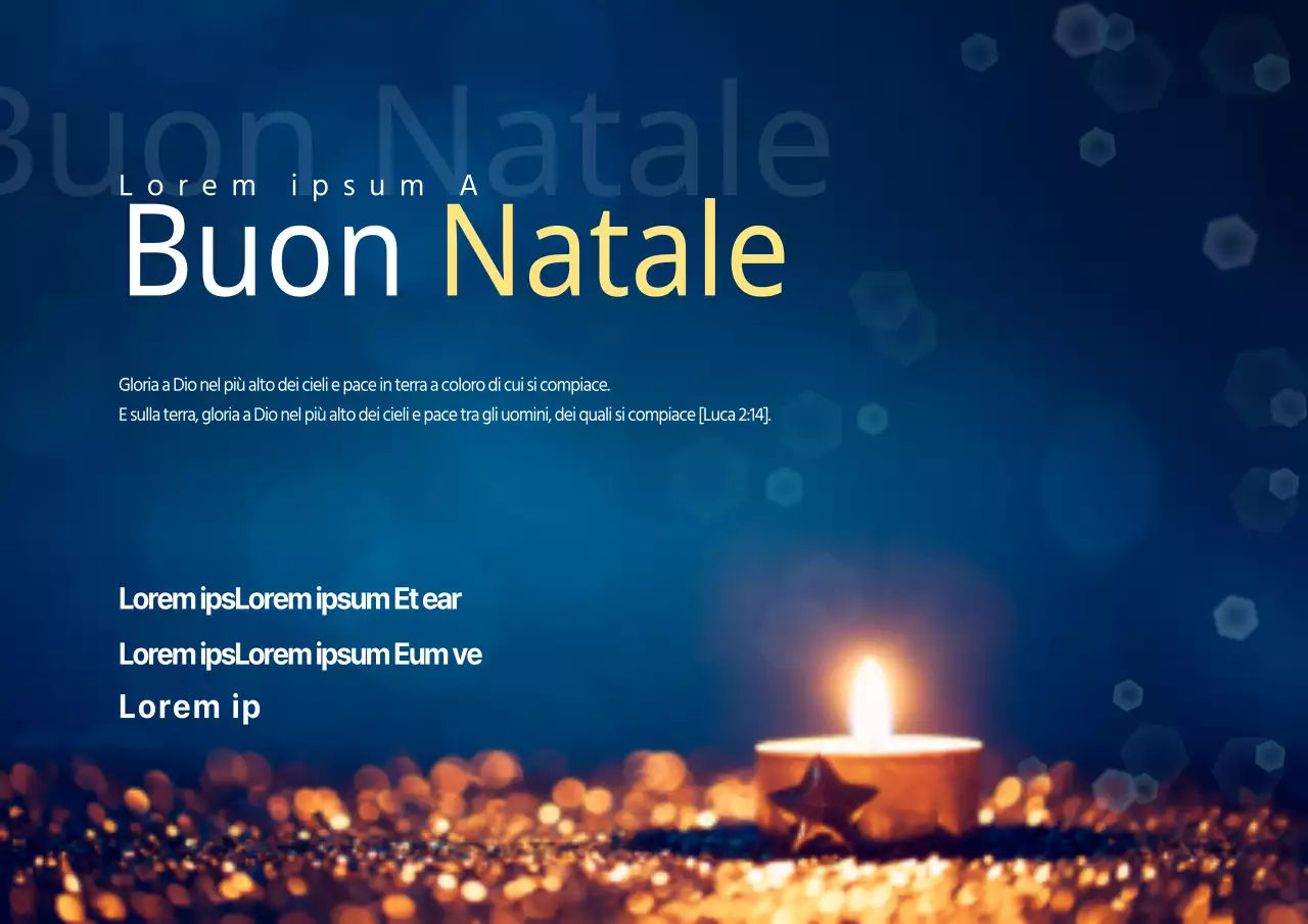 Un servizio di Natale benedetto