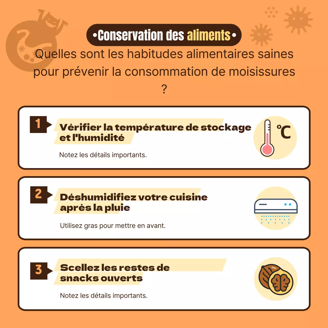 Sagesse sur la conservation et la consommation de moisissures brunes et rampantes CardNews