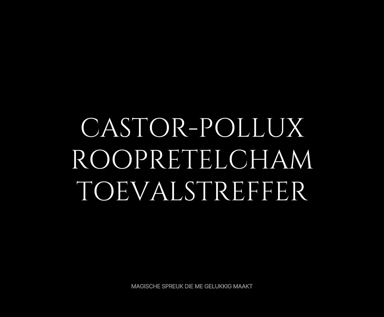 Eenvoudige tekststijl met zwart-witte geluksspreuken