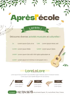 Après l'école