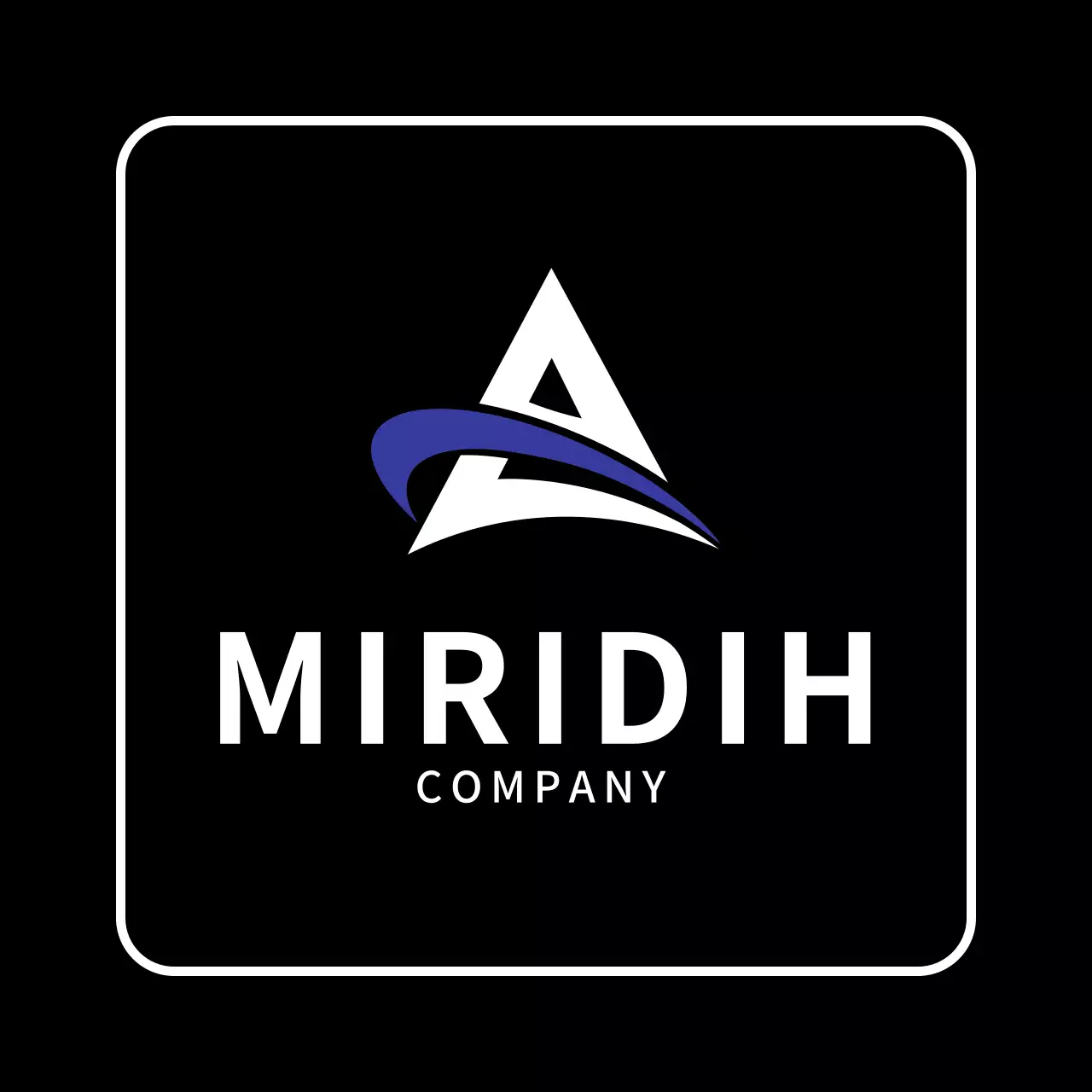 Business logo with a basic layout