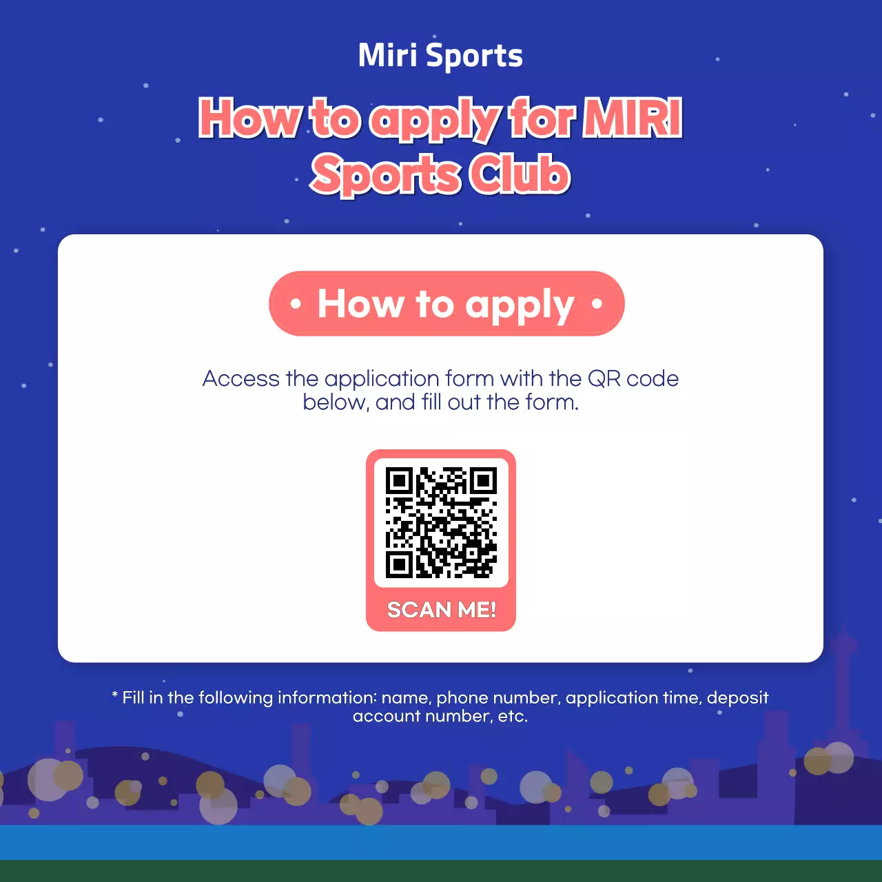 Blue Modern Sports Recruitment Instagram Carousel