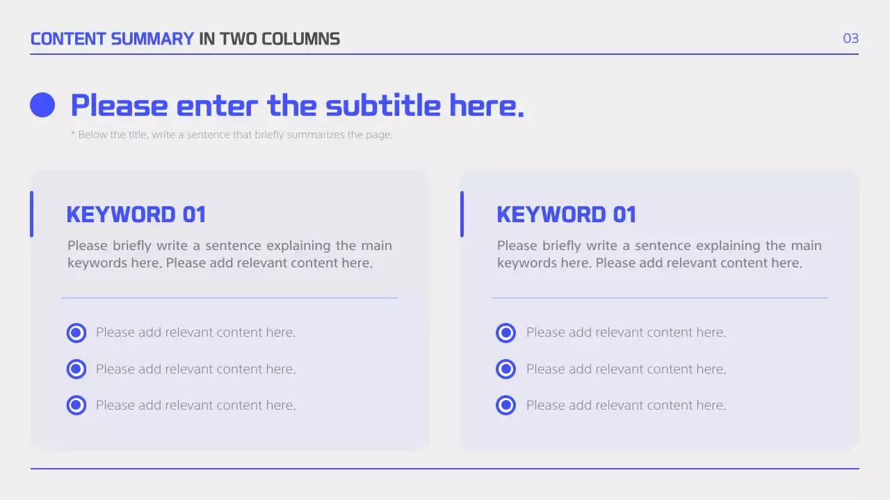 Blue Professional Report Guide Presentation