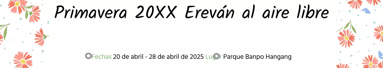Adoración al aire libre en primavera