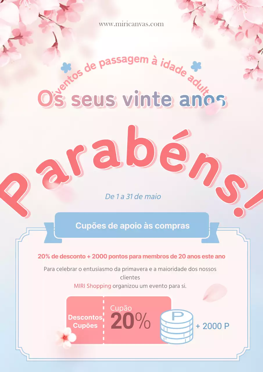 Um bonito dia de entrada na idade da flor de cerejeira em rosa e azul claro primaveril