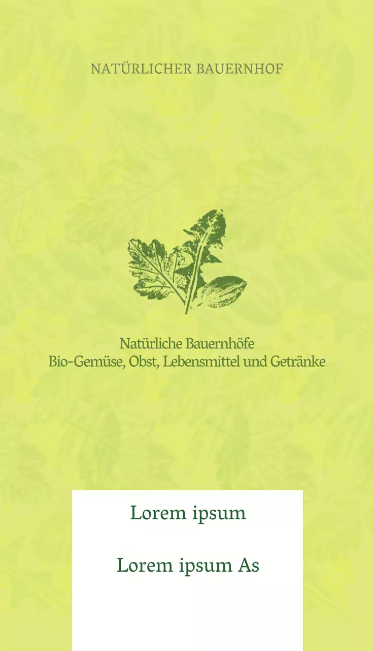 Natürliche Bauernhöfe