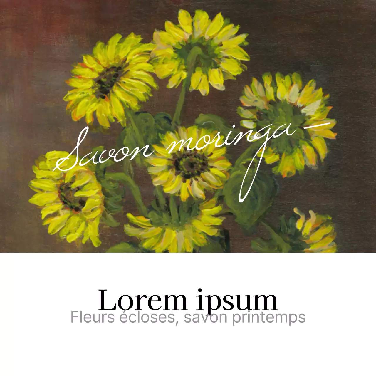 Lorsque les fleurs s'épanouissent et que le printemps