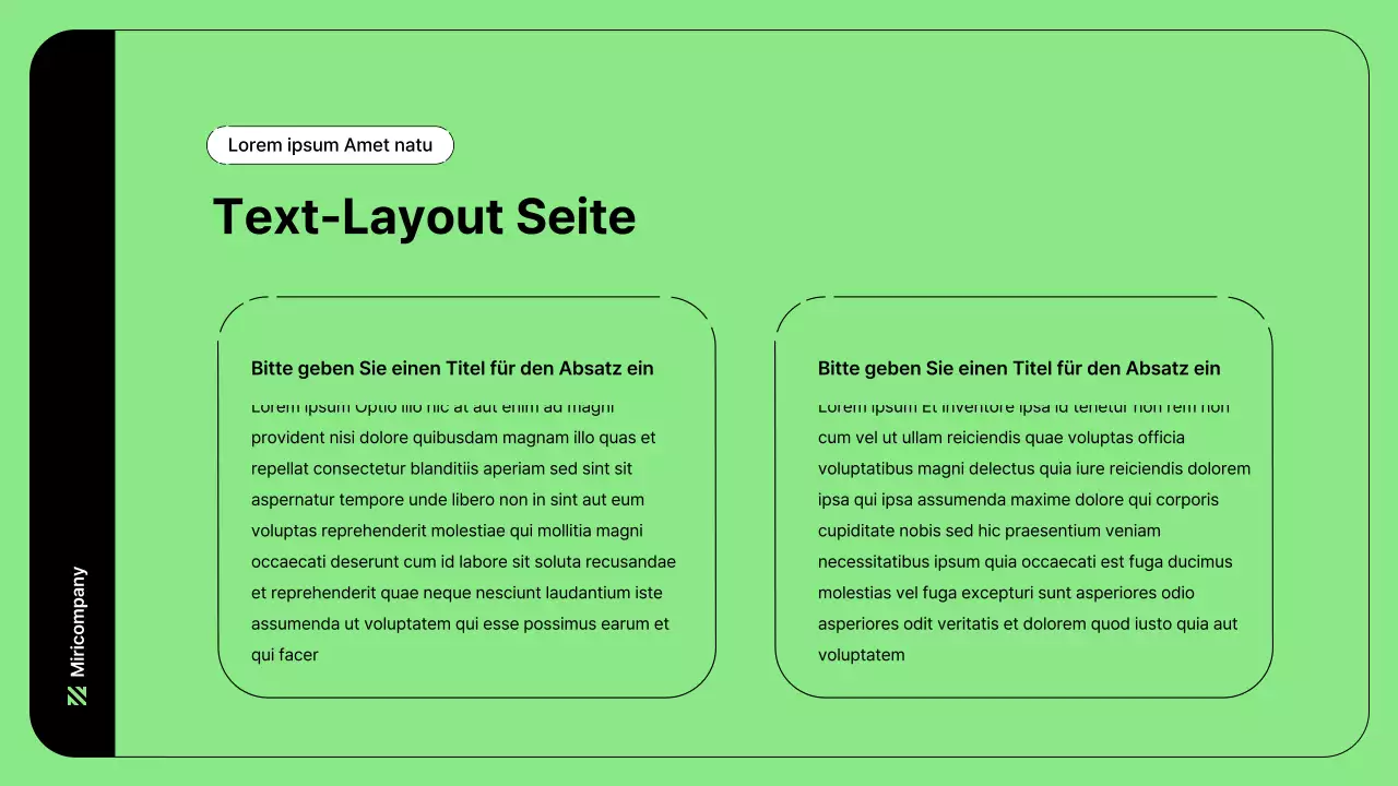 Business-Illustration mit einfachen Linien in Grün